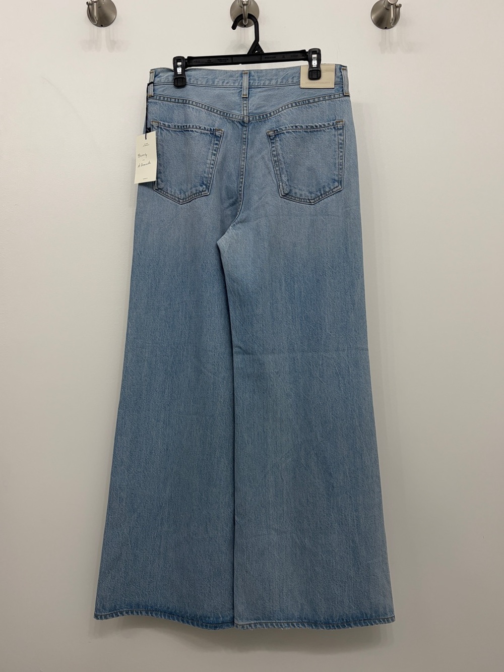 Citizens of Humanity Beverly highrise relaxed baggy wide leg jeans light wash 27 - Picture 6 of 13